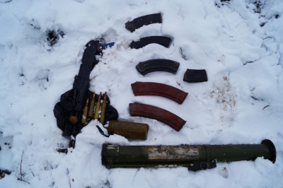 Сотрудниками СГБ Абхазии обнаружен схрон оружия и боеприпасов.