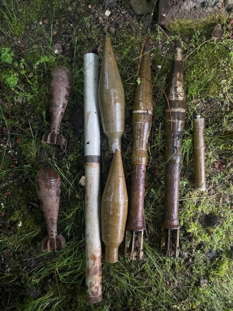 На окраине н.п.Пичора Галского района обнаружен схрон